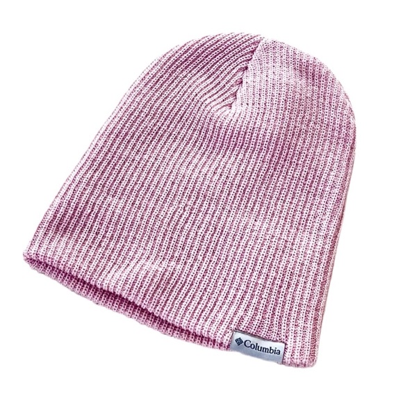 Columbia Accessories - Columbia | Like new women’s pink ribbed knit beanie